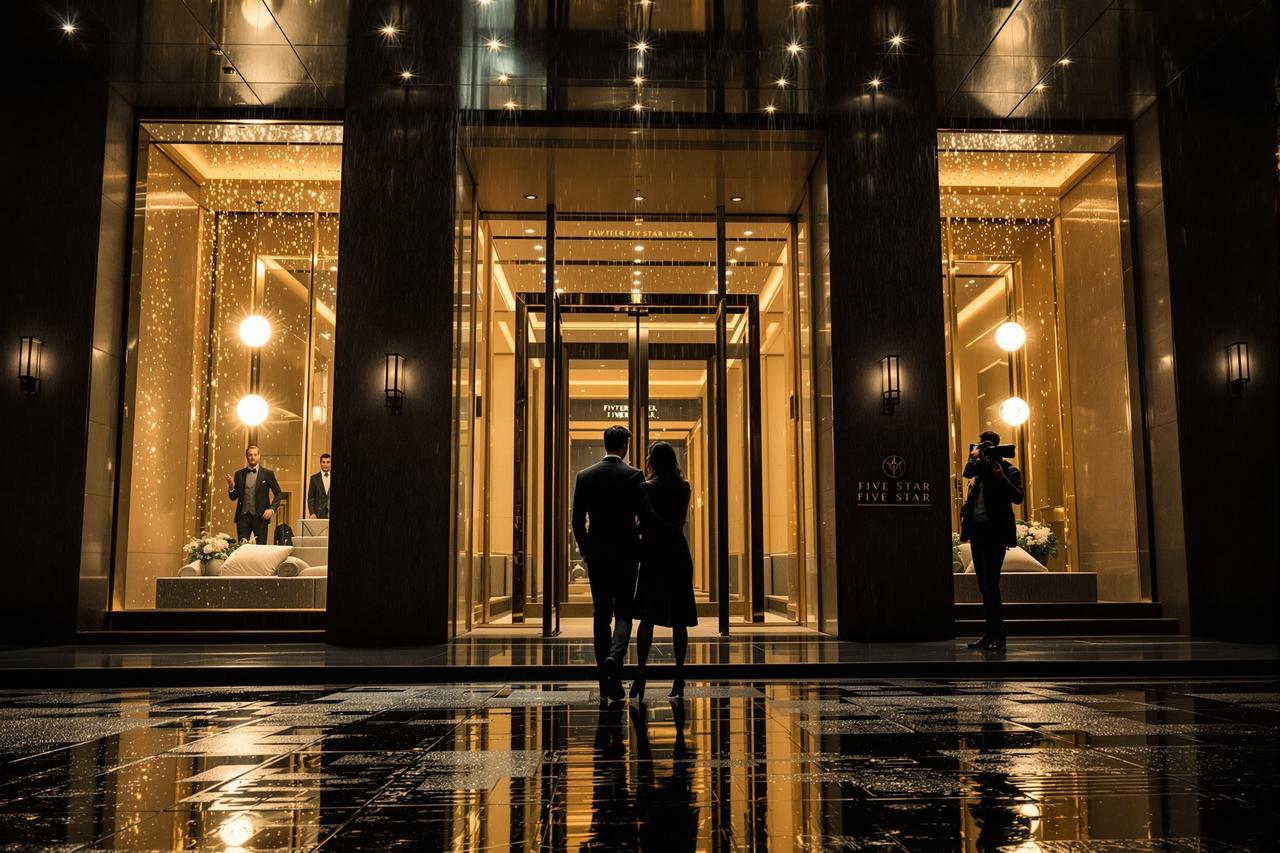 黑料小报 - 顶流男星深夜密会神秘女子，酒店同框照曝光引全网热议